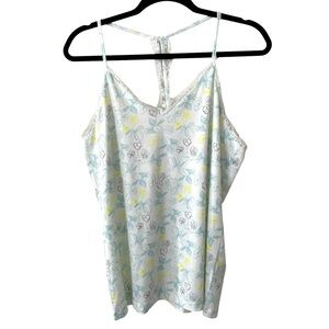 Nanette Lepore Halter Top Cottagecore Romantic Delicate Floral Lace Size‎ L